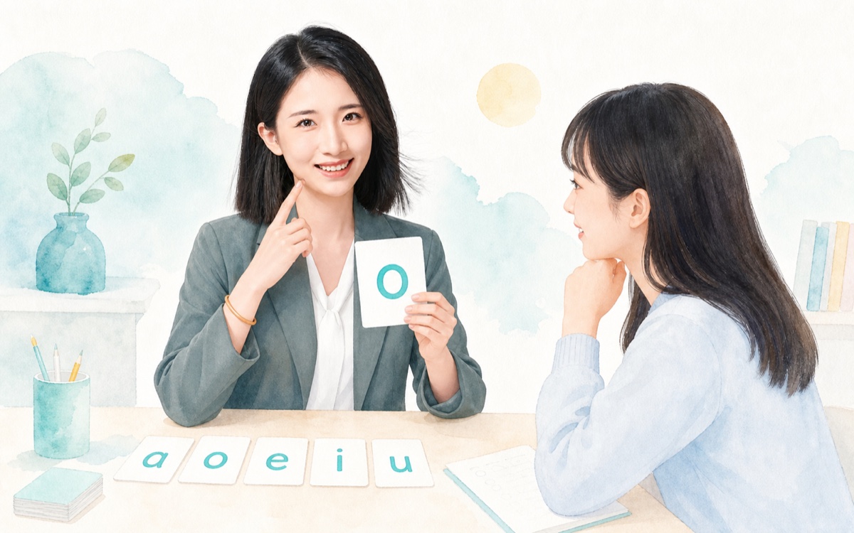 Beginner Chinese illustration