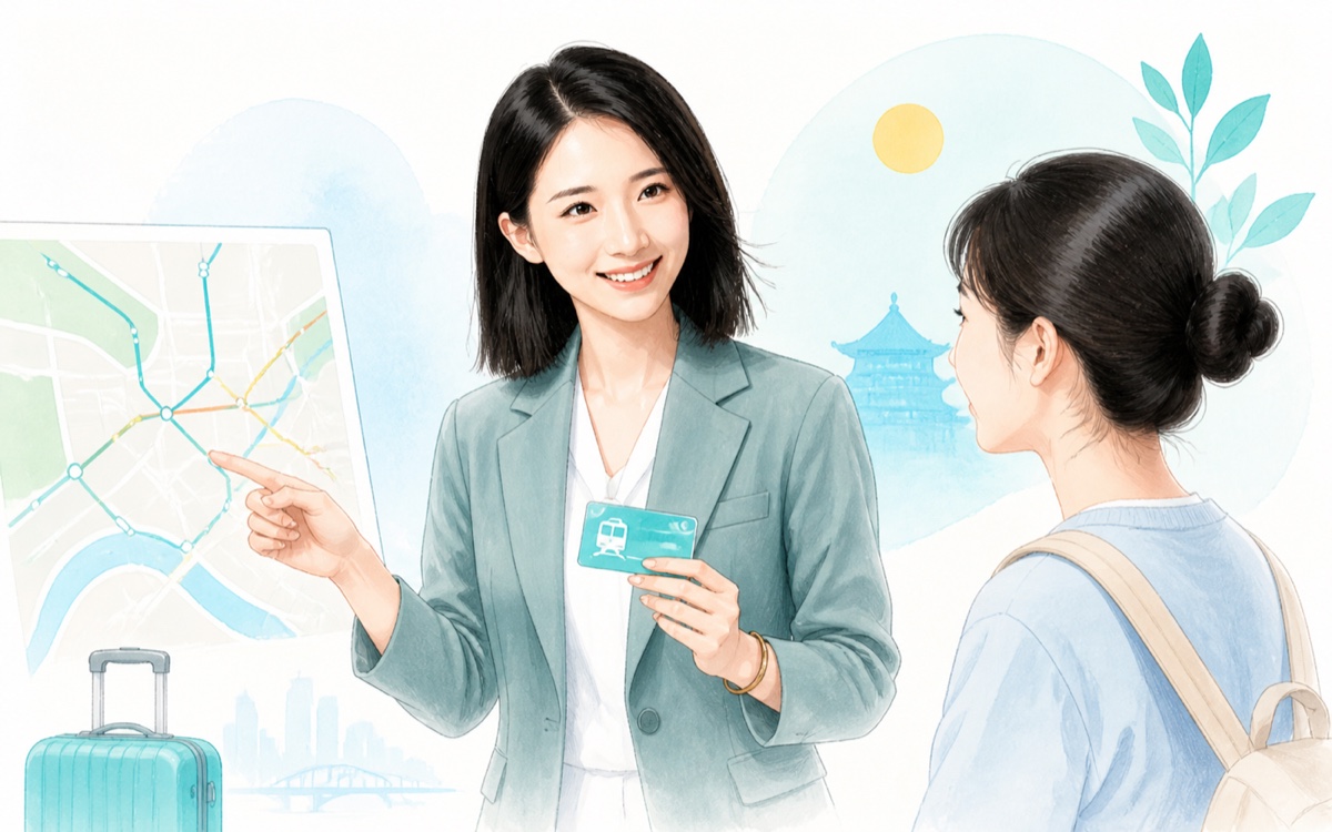 Travel and Life in China illustration